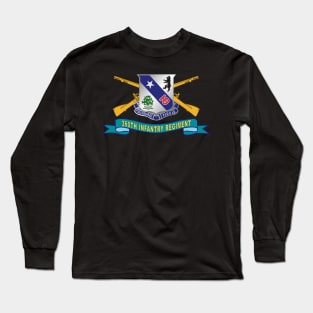 360th Infantry Regiment w Br - DUI - Ribbon X 300 Long Sleeve T-Shirt